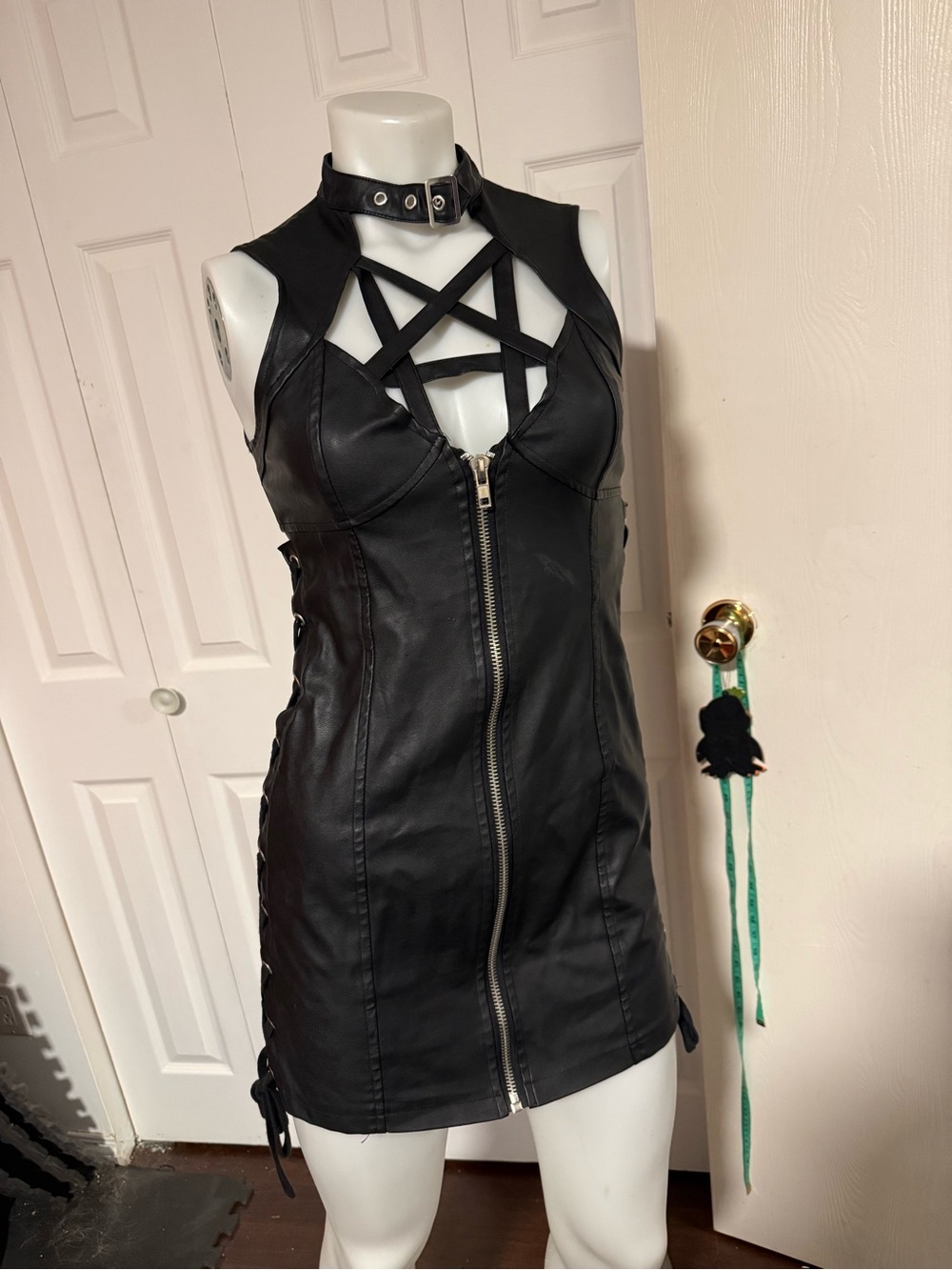 Killstar Pleather Zip Dress